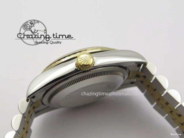 MiroTime 1219 HighPerformance DateJust 116234 BP Best Edition SS YG Gold Dial Diamond Markers On SS Bracelet A2824 V 3940